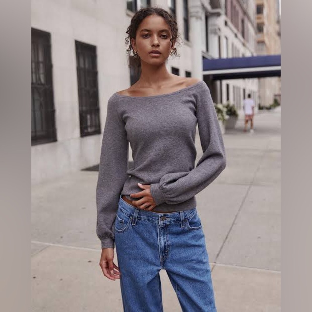 Hill House XS Grey Maude Sweater